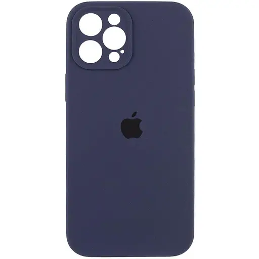 Чохол Epik Silicone Case Full Camera Protective AA для Apple iPhone 12 Pro 6.1 Темно-синій/Midnight blue - фото 1