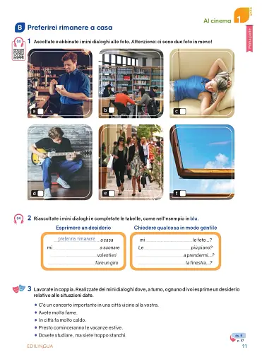 Progetto Italiano Junior Nuovo 3 Libro & Quaderno + audio + video (QR code) - фото 7