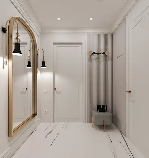 Настінний світильник, бра ARCH PikArt арт. 9302 Золотистий 2 шт - фото 3