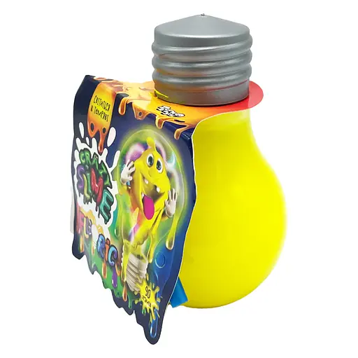 В’язка маса лампочка Fluoric Crazy Slime, світиться в темряві, SLM-07-01U (В асортименті)