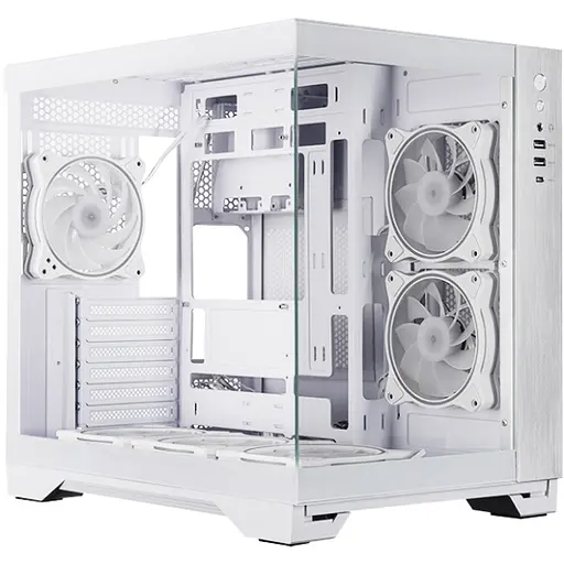 Корпус Chieftec VISIO GM-30W-TG-OP ATX, без БЖ, White - фото 2