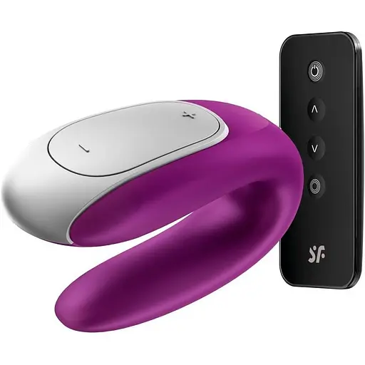 Смарт-вібратор для пар Satisfyer Double Fun Partner Vibrator Violet SO5059 (95915) - фото 2