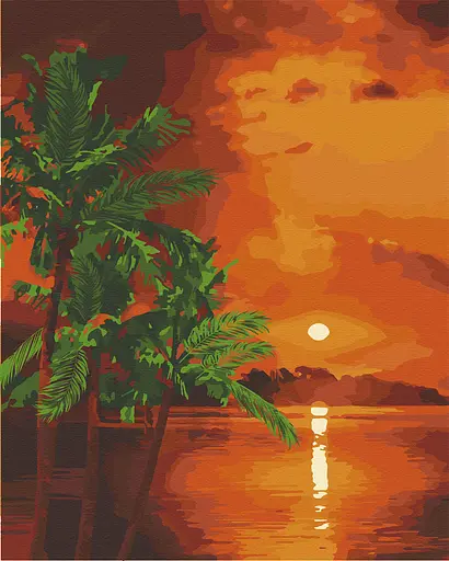 Картина за номерами. Art Craft Вечір на Балі 40х50 см 10571-AC