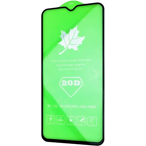 Защитное стекло DK Full Glue 20D для Samsung Galaxy A20/M20 09633 black
