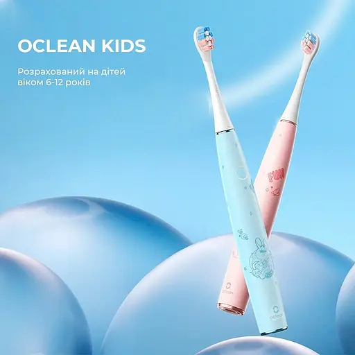 Електрична зубна щітка Oclean Kids Blue дитяча синя - фото 8