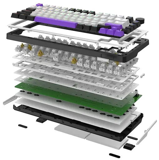 Клавіатура HATOR Hellyberry HK75 wireless White-Violet (HK75_wireless) - фото 6