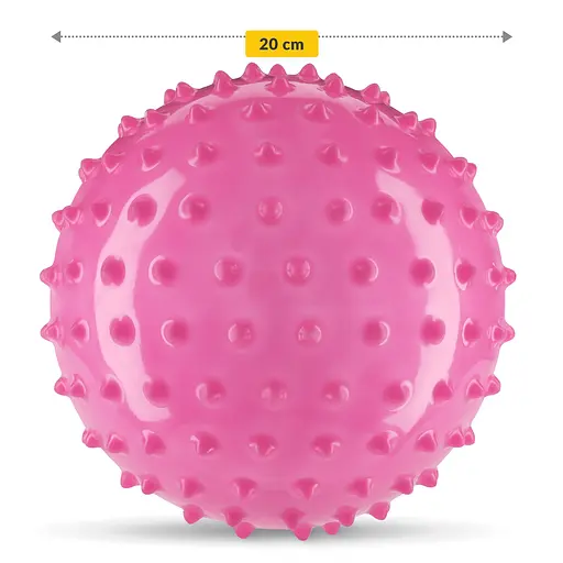 М'яч для пілатесу, йоги, реабілітації 4FIZJO 20 см (масажний) Pink (P-5905973402347) - фото 2