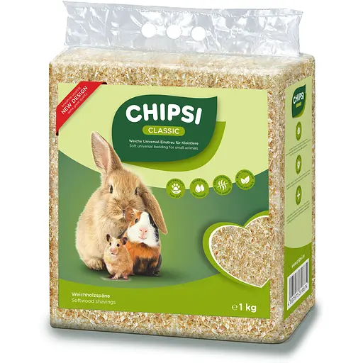 Наполнитель-опилки Chipsi Классик для грызунов 15 л