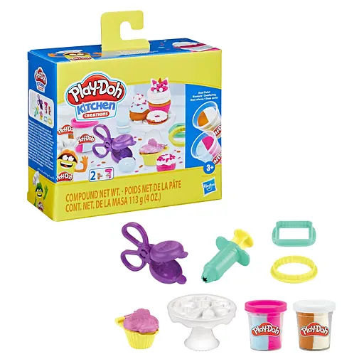 Набор для творчества Hasbro Play-Doh с массой для лепки Маленький кухонный набор Lil Sweet Playset (F3159_F3464)