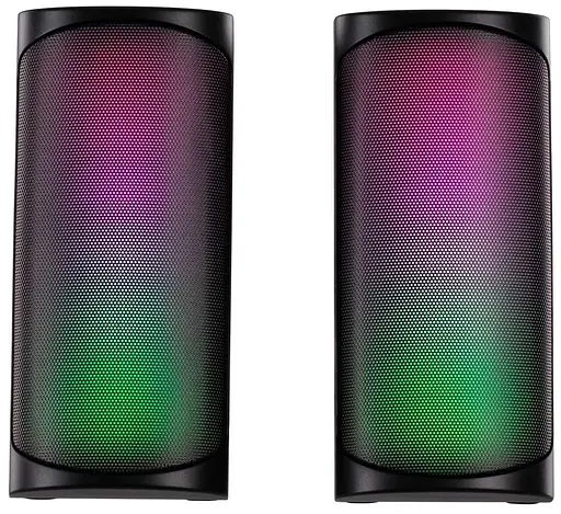 Акустическая система 2E 2.0 PCS231 RGB USB Black (2E-PCS231BK) - фото 2