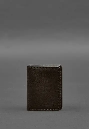 Кожаная обложка для водительского удостоверения, ID и пластиковых карт 2.0 коричневая - фото 2