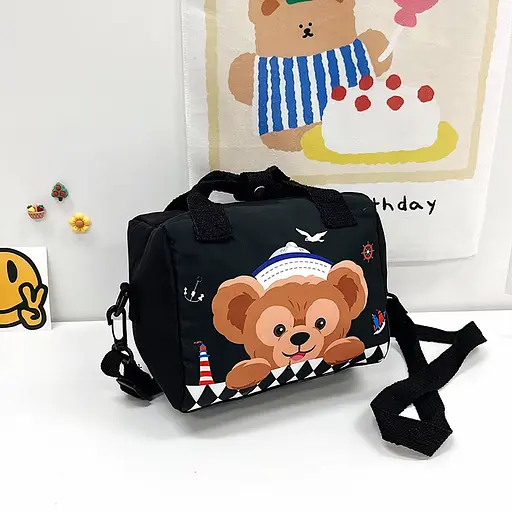 Сумочка текстильна Мультяшки, 1 відділення, знімний регульований ремінець, C67987 (В асортименті) - фото 5