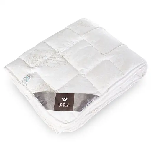 Ковдра Ideia 4 Сезона зима-літо Антиалергенне волокно Дві ковдри троянда 155х210см (8-9503*002) - фото 5