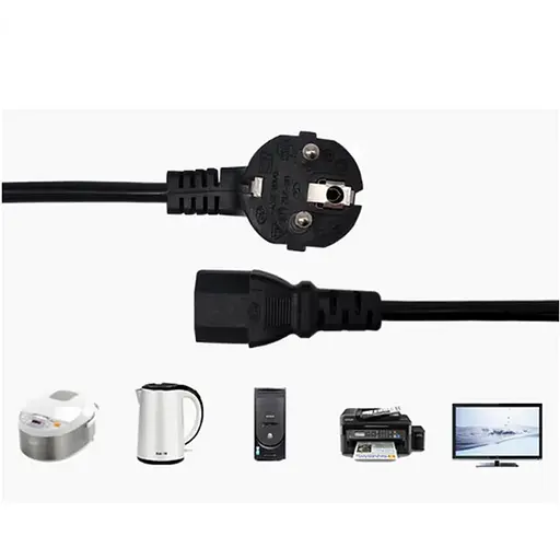 Универсальный шнур (кабель) питания для мультиварки и мультиварки-скороварки L=1.5 м, 250V, 10A - фото 4