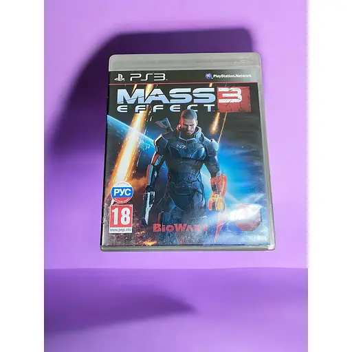 Локализованный диск на PlayStation 3 лицензия Mass Effect 3