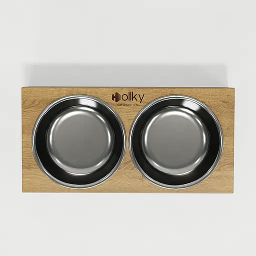 Hollky Base XS — миски на підставці для маленьких собак та котів (2 × 0,25 л) - фото 3