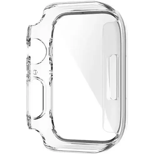 Чохол-накладка DK Пластик Soft-Touch Glass Full Cover для Apple Watch 45mm (clear) - фото 3