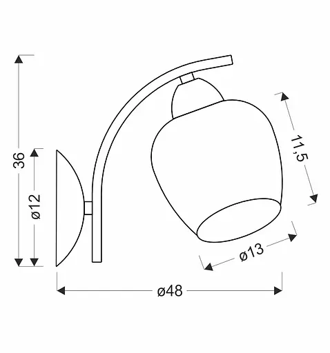 Бра Candellux 21-35301 MERRA - фото 2