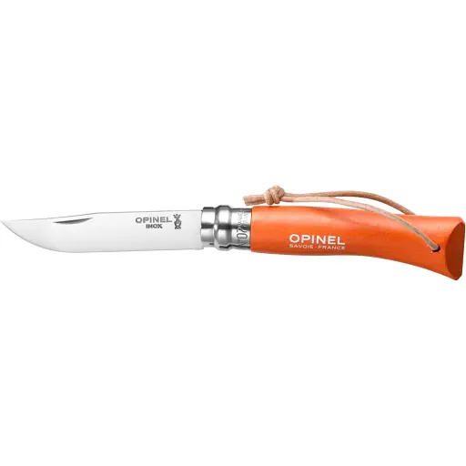 Нож Opinel №7 VRI Inox Trekking оранжевый