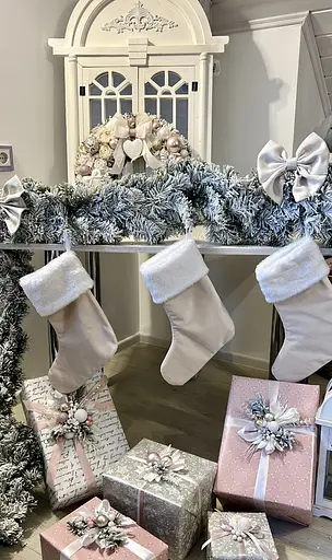 Гірлянда хвойна Hvoya Classic з плівки засніжена 3 м - фото 3