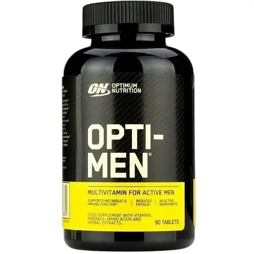 Вітаміни та мінерали Optimum Nutrition Opti-Men (EU), 90 таблеток Покращує пам'ять та когнітивні функції