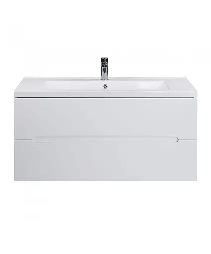 Тумба Мойдодир Octavio 100-A з умивальником Cosmopolitan 100 Білий - фото 3