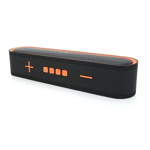Колонка Kisonli LED-915 Bluetooth 5.0, 2х5W, 1200mAh, USB/TF/BT/FM/AUX, DC: 5V/1A, Orange, BOX, Q30 - фото 4