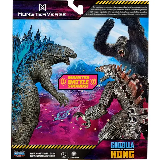 Игровая фигурка Godzilla vs. Kong S2 Годзилла готов к бою со звуком 18 см (35756N) - фото 6