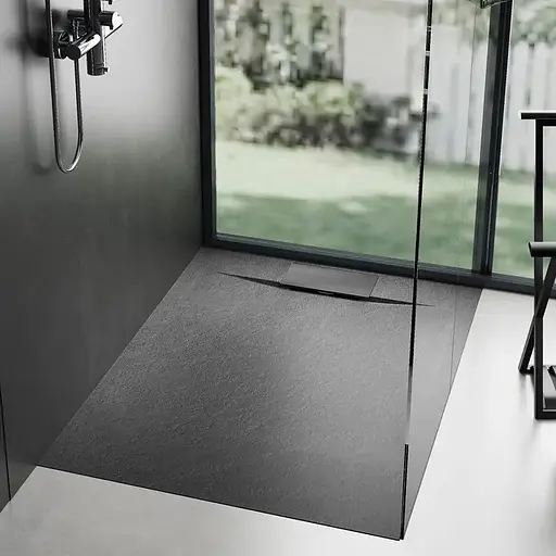 Душевой поддон Rea Bazalt 80x120 black REA-K3305 Черный матовый - фото 3