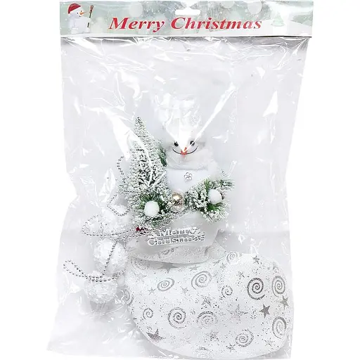 Новорічна прикраса "Чобіт з прикрасою" 23K-121, 23 x 38 см - фото 2