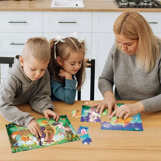 Пазл дитячий 2 в 1 Літні вечори 300609, 36 елементів - фото 3