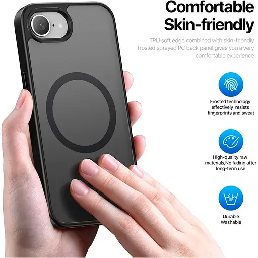 Чехол Dux Ducis Yind Magnetic для Apple iPhone 16e Black [134540] - фото 3