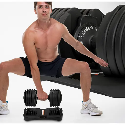 Гантель с регулируемым весом Cornix 2.5-24 кг XR-0405 Black - фото 9