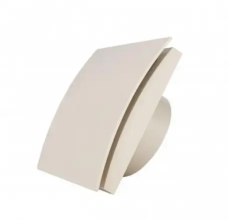 Декоративный малошумный сверхтонкий вентилятор MMotors MMP 100, бежевый 90 м3/ч с обратным клапаном - фото 1