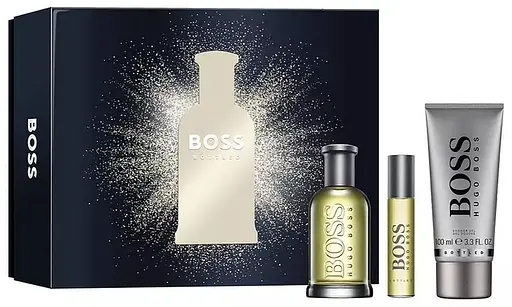 Набор Hugo Boss Boss Bottled туалетная вода 100 мл, 10 мл, 100 мл гель для душа - фото 1