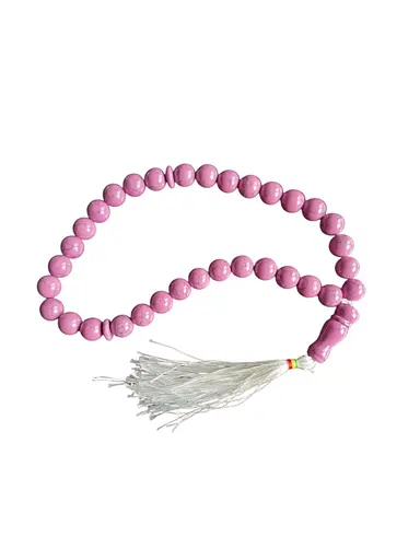 Чотки Корал бузковий 33 намистини - фото 1