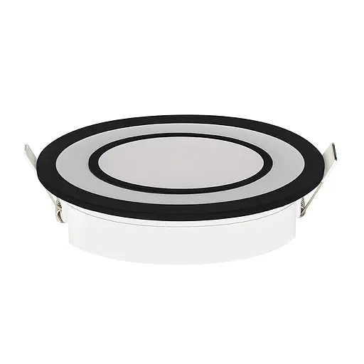 Світильник вмонтований CARTER-12 чорний - фото 1