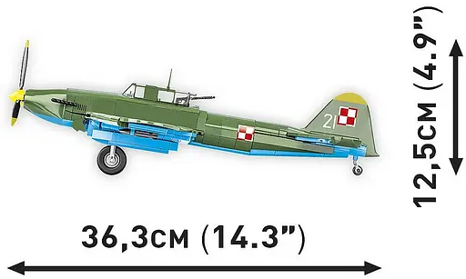 Конструктор дитячий літак IL-2M3 Shturmovik COBI 5744 - фото 7