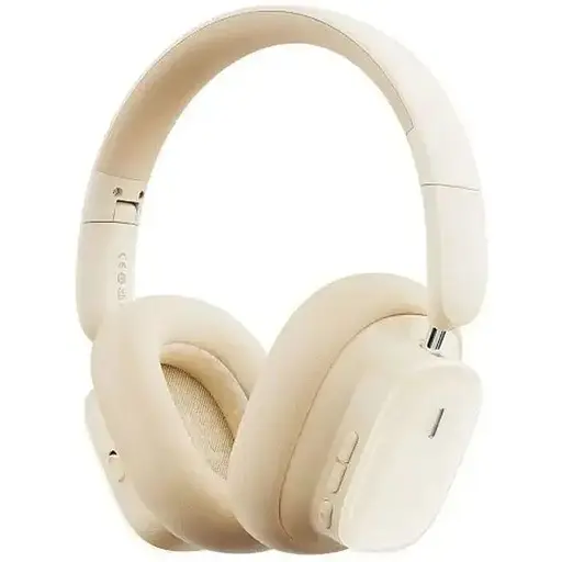 Беспроводные наушники Baseus Bowie H1i Noise-Cancellation Wireless Headphones полноразмерные белые