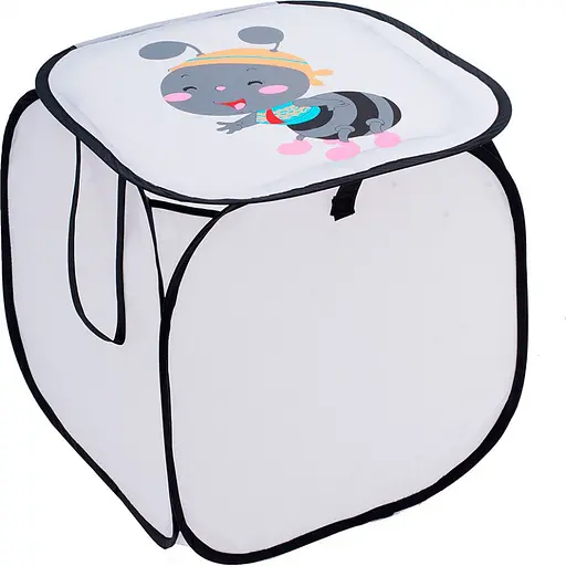 Детская корзина для игрушек M 2508 с ручками Пчелка