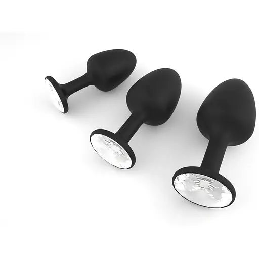 Анальна пробка Dorcel Geisha Plug Diamond M з кулькою всередині - фото 2