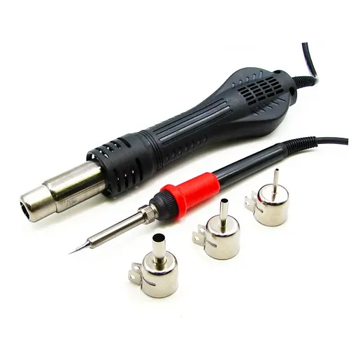 Паяльная станция Aida 898D+ бескомпрессорная, фен, паяльник с нагревательным элементом Hakko - фото 6