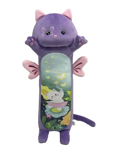 Мягкая игрушка HKF2201 Кот Батон 60 см (6924030220105) Фиолетовый - фото 1