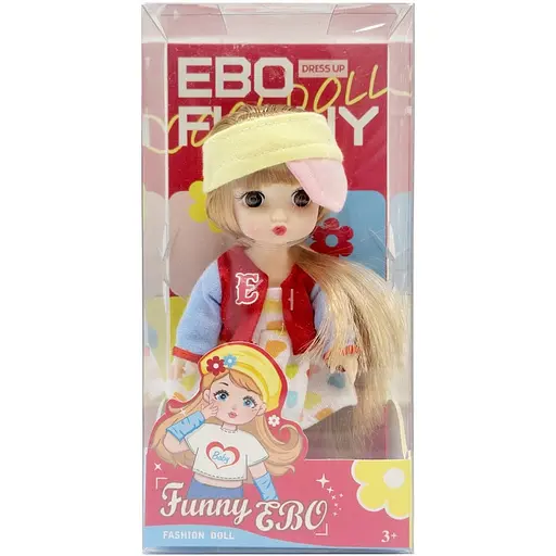 Кукла шарнирная для девочек Funny EBO Bambi DH2368B Yellow 15 см - фото 1