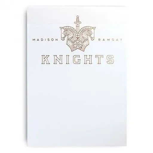 Карти гральні United States Playing Card Company Ellusionist Knights (gold) (PC_ELKNg) - фото 1