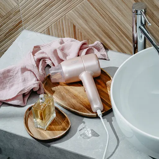 Фен Adler AD 2279p pink 1800Вт/ 2 швидкості/ хол.обдув/ темп.режимів-2/іонізація/ насадки - 1 шт. - фото 9