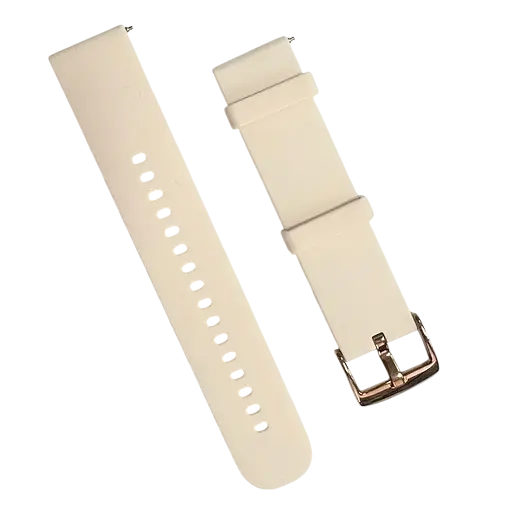 Ремінець каучуковий пудровий розмір 20