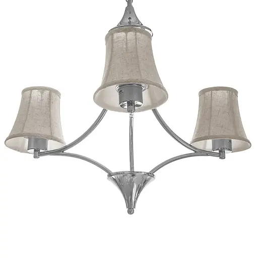 Люстра підвісна Brille прованс з абажуром E27 60W CH (BKL-649S/3) - фото 7