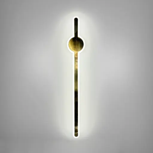 Видовжене світлодіодне латунне бра 80 см Арт. WJ 020/800 AB Line F - фото 1