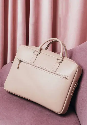 Шкіряна ділова сумка Briefcase 2.0 світло-бежевий - фото 3